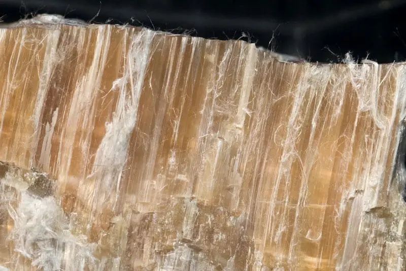 Closeup of Asbestos sample | Groupe SCP